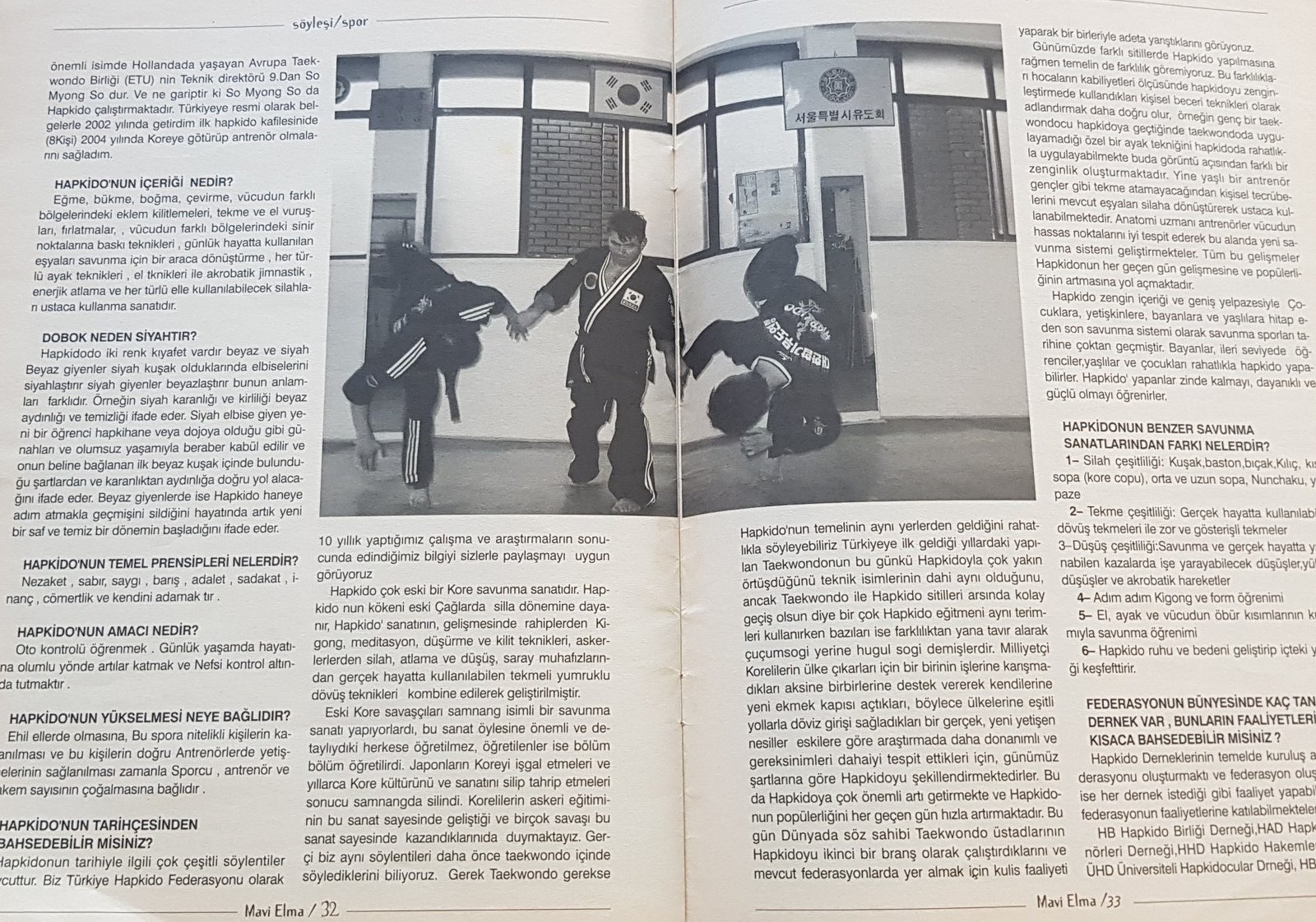 Hapkido Magazine Clipping