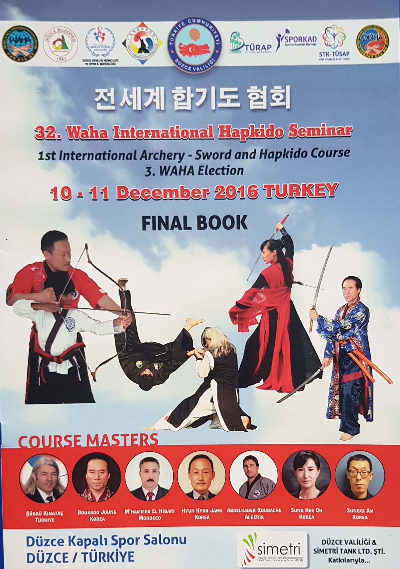 32. WAHA Uluslararası Hapkido Semineri - Düzce 2016