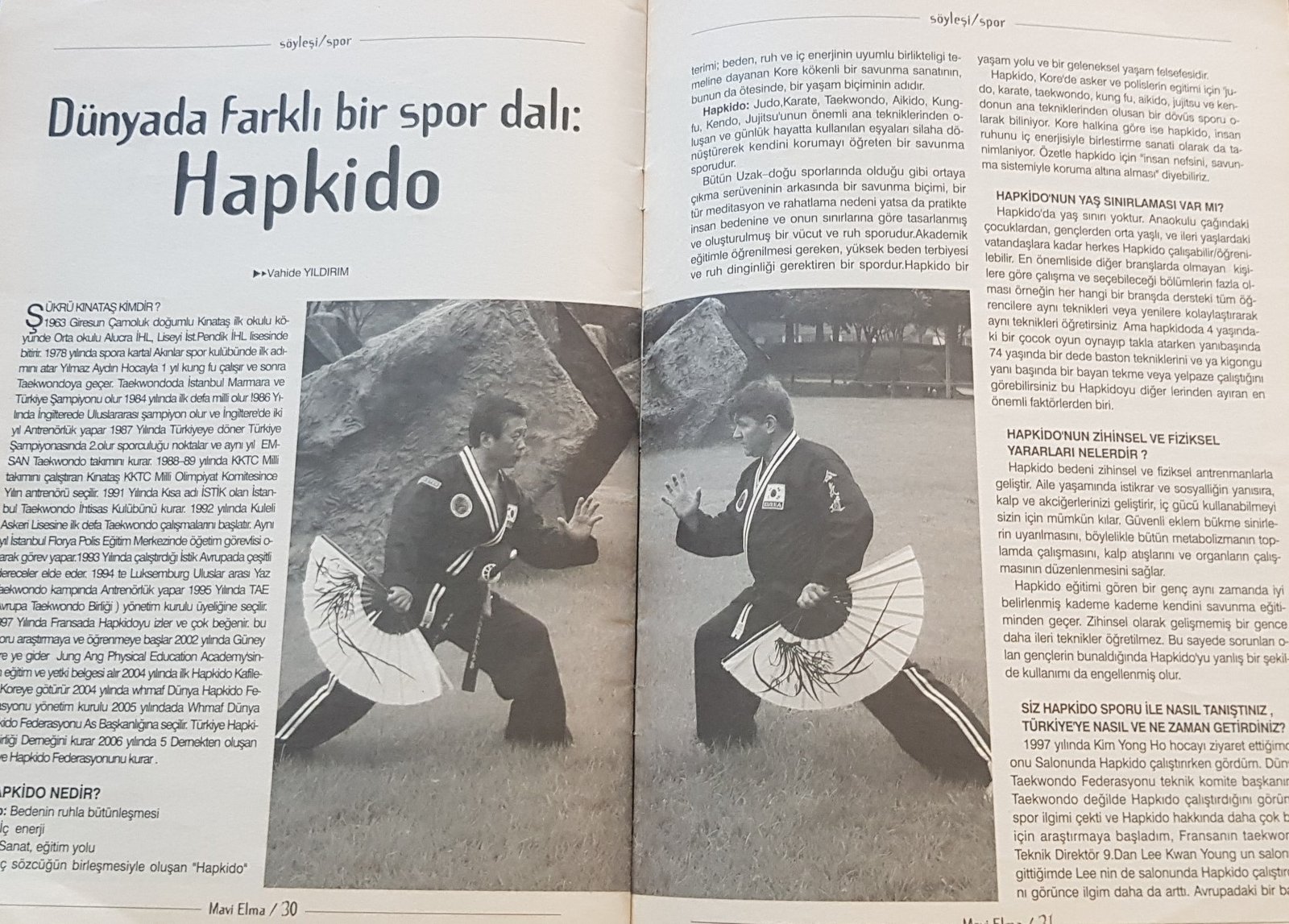 Hapkido Basın Kupürü